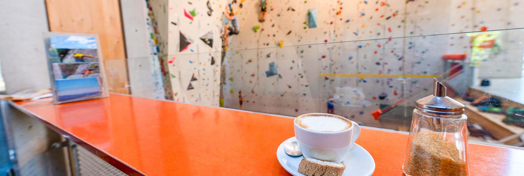 Kaffe Grafik mit Slogan von Wellpass